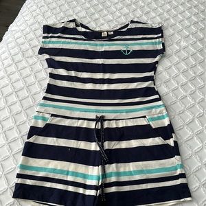 Beach by exist romper size medium anchor ties at waist